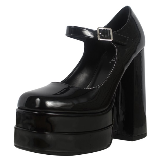 Merlot vamp Mary Jane heels - Picture 3 of 5